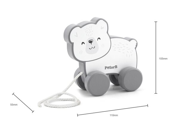Pull Along and Stacking Set - Polar Bear - PolarB