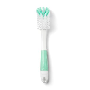 Nuvita bottle and mini teat brush, Green - BabyOno