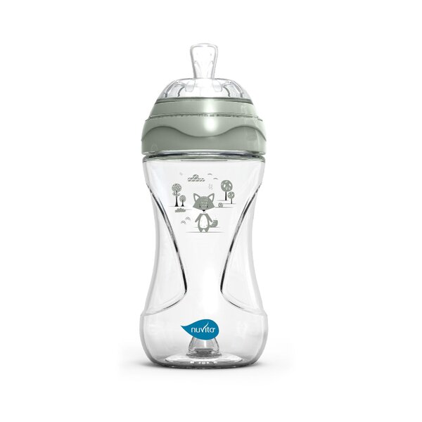 Nuvita baby bottle - Materno Feel 250ml Sage Green - Nuvita