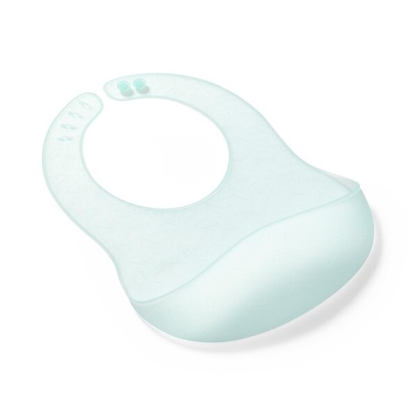 BabyOno Silicone bib -ultrathin Blue - BabyOno