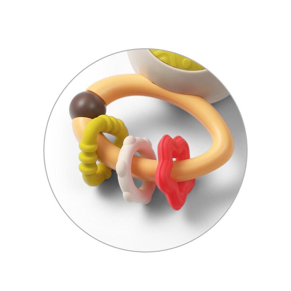 BabyOno rattle with sound Multicolor - BabyOno
