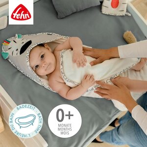 Fehn полотенце с капюшоном 80x80cm, Zebra - Fehn