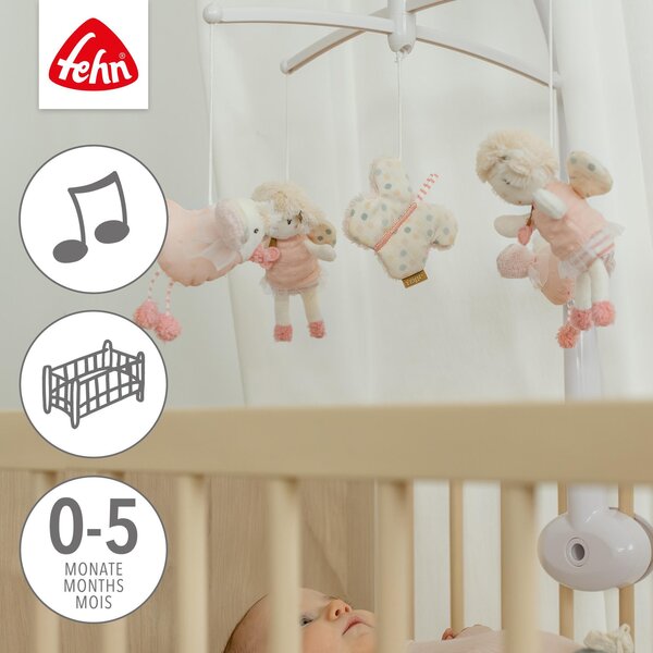 Fehn cot mobile feehnLAND Pink - Fehn