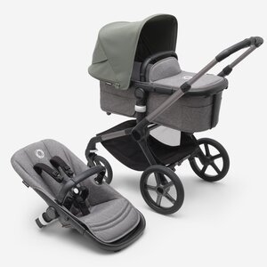 Bugaboo Fox 5 stroller set Graphite/Grey Melange, Forest Green - Bugaboo