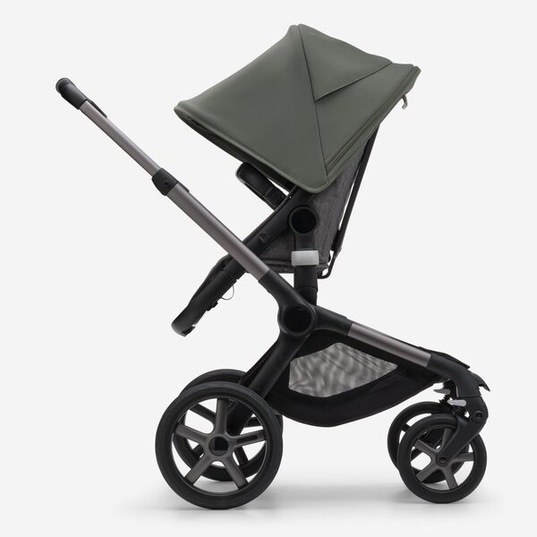 Bugaboo Fox 5 stroller set Graphite/Grey Melange, Forest Green - Bugaboo