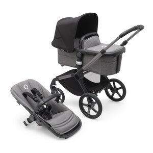 Bugaboo Fox 5 stroller set Graphite/Grey Melange, Midnight Black - Bugaboo