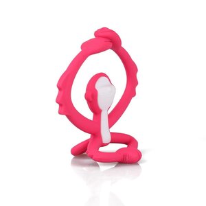 Mombella Monkey Teether Dark Pink - Mombella