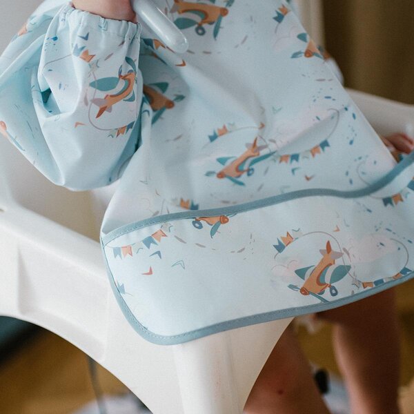 BabyOno longsleeve bib Plane - BabyOno