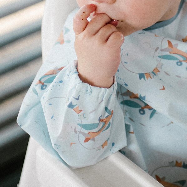 BabyOno longsleeve bib Plane - BabyOno