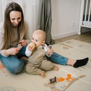 BabyOno educational XPE foam mat 180 x 200 cm - BabyOno