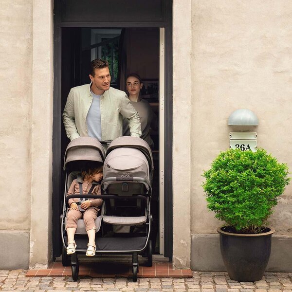 Nuna Trvl Dubl kahelapse jalutuskäru, Thunder - Nuna