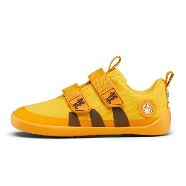 Affenzahn Sneaker Cotton Lucky Tiger 24 Yellow - Affenzahn