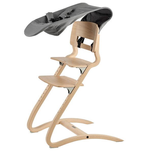 Leander Newborn seat for highchair, Cool grey - Leander