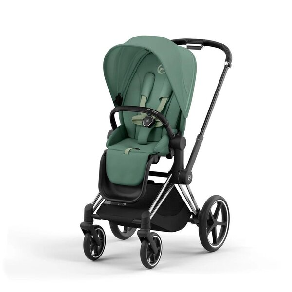 Cybex Priam V4 kомплект коляски Leaf Green, Frame Chrome Black - Cybex