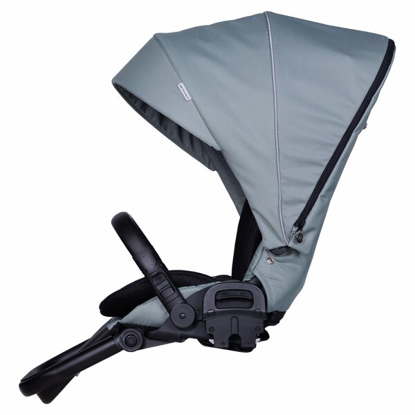 Tinynord Lux stroller set Sage Green, Chrome Black - Tinynord