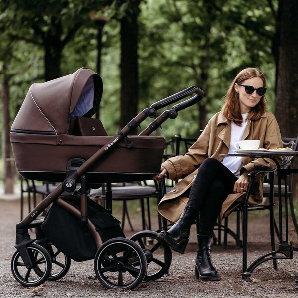 Tinynord Active комплект коляски Dark Chocolate, Onyx Brown - Tinynord