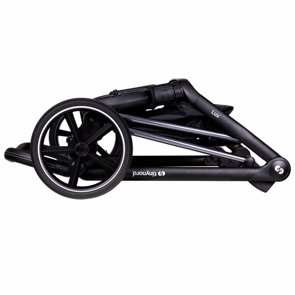 Tinynord Lux комплект коляски Deep Green, Chrome Black - Tinynord