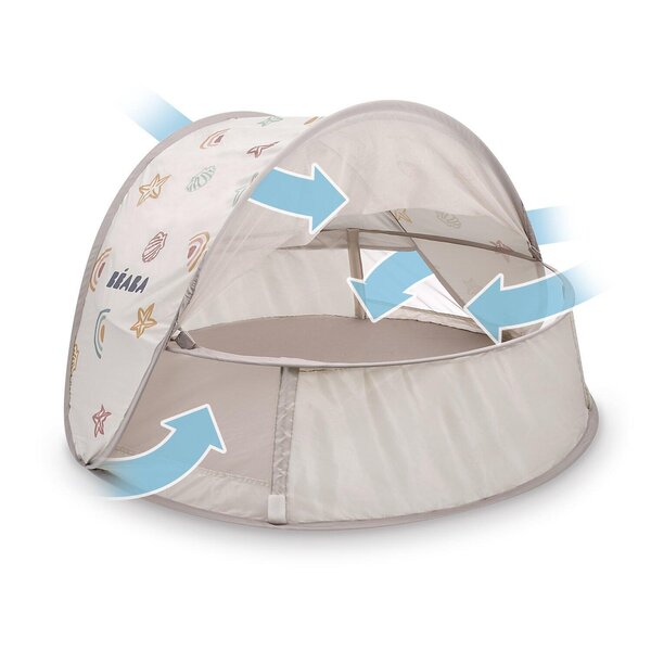 Beaba Breezynest Anti UV tent 0- 24m, Clay Earth - Beaba