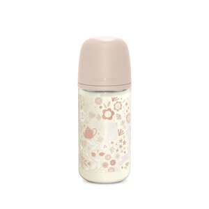 Suavinex Stiklinis maitinimo buteliukas 240ml Wonderland, Rose - Suavinex