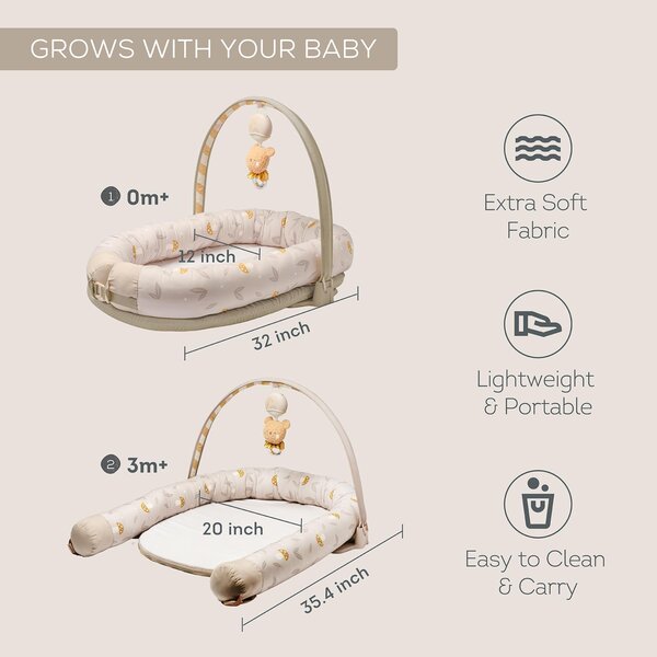 Taf Toys Little Explorer Lounger Beige - Taf Toys