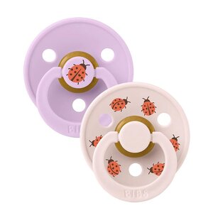 Bibs knupītis Urban Garden Ladybug Violet  - Bibs