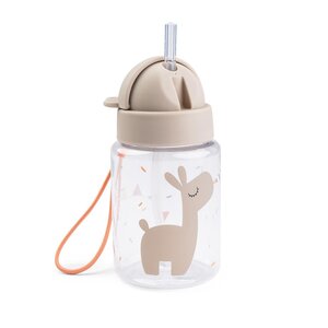 Done by Deer buteliukas su šiaudeliu 280ml, Tiny farm Sand - Done by Deer