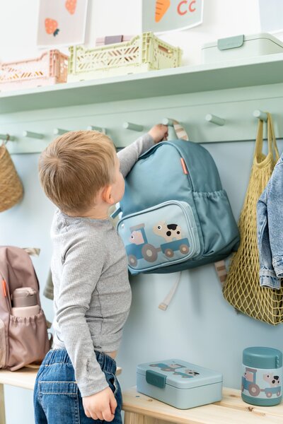 Done by Deer Kids backpack Tiny farm 7,5 L Blue - Done by Deer