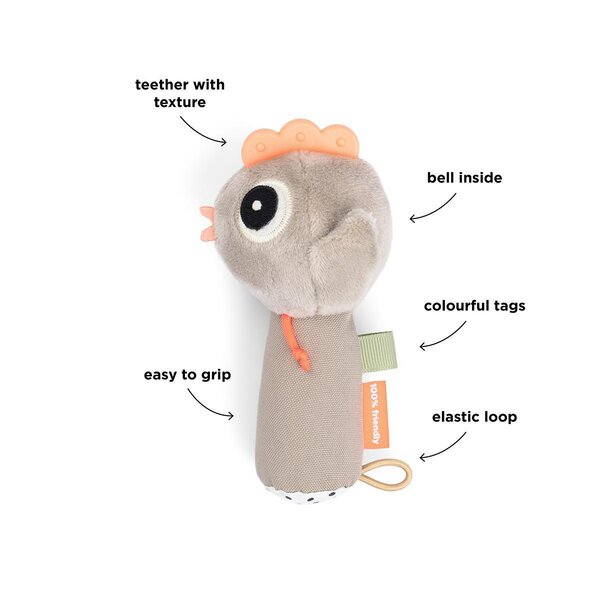 Done by Deer sensory rattle Tiny farm Sand - Done by Deer