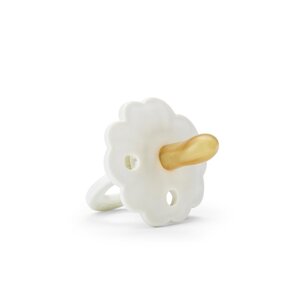 Elodie Details natural rubber pacifier 0-6M, Binky Bloom Vanilla White - Elodie Details