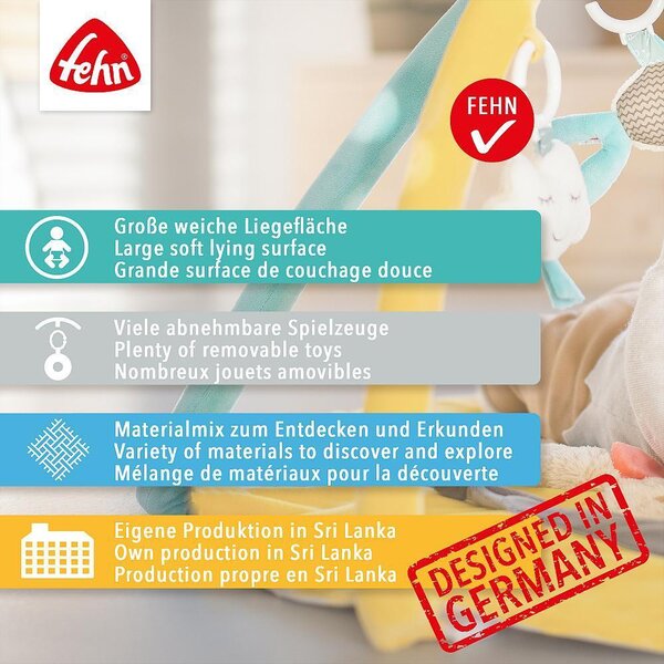 Fehn 3-D mängumatt, Laiskloom - Fehn