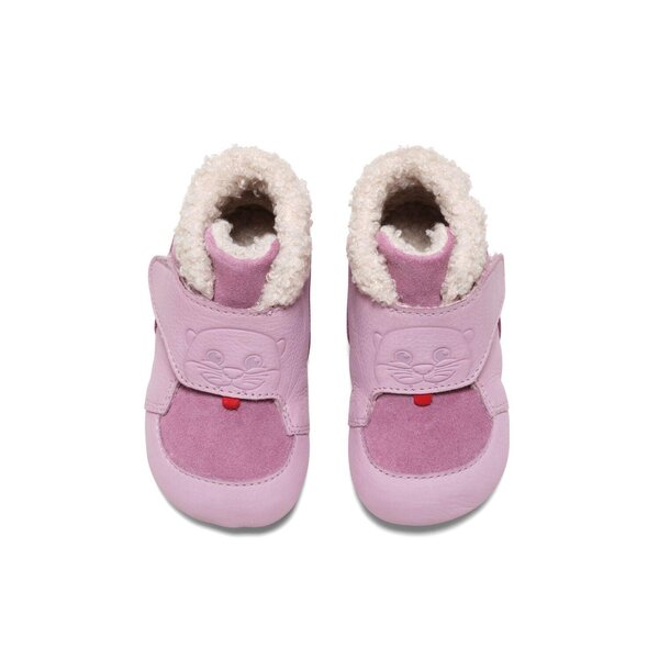 Affenzahn Crawling Shoe Leather Growy Otter - Affenzahn