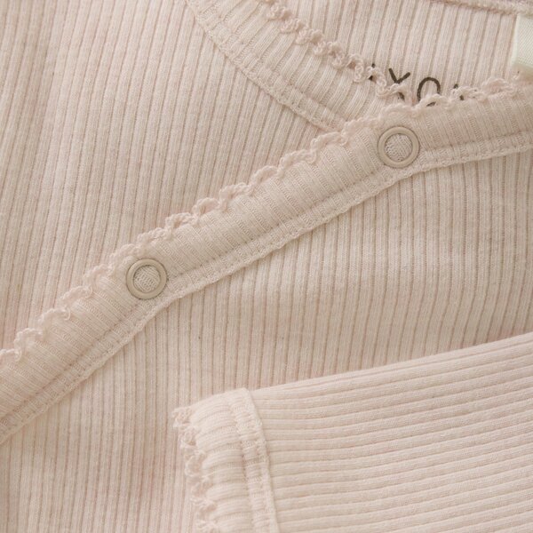 Fixoni Wrap Body LS Melange Rib - Fixoni