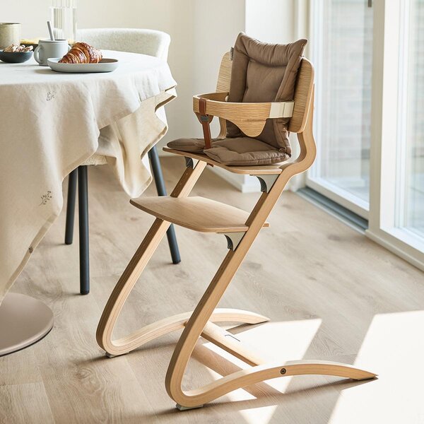 Leander Cushion for highchair, Organic Mocca - Leander