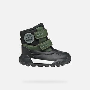 Geox boots B trekkyup Dk Green/Black - Geox