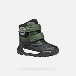 Geox boots B trekkyup Dk Green/Black - Geox