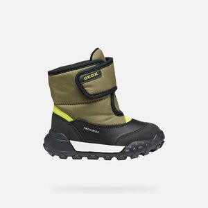 Geox boots B trekkyup Mimetic/Lime - Geox
