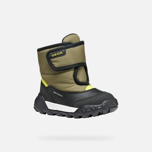 Geox boots B trekkyup Mimetic/Lime - Geox