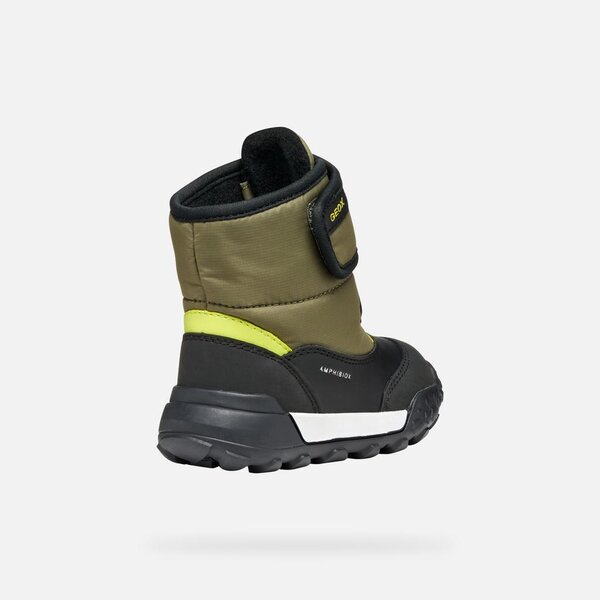 Geox boots B trekkyup Mimetic/Lime - Geox