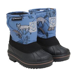 Color Kids Boots w. wool & WP, AOP - Color Kids