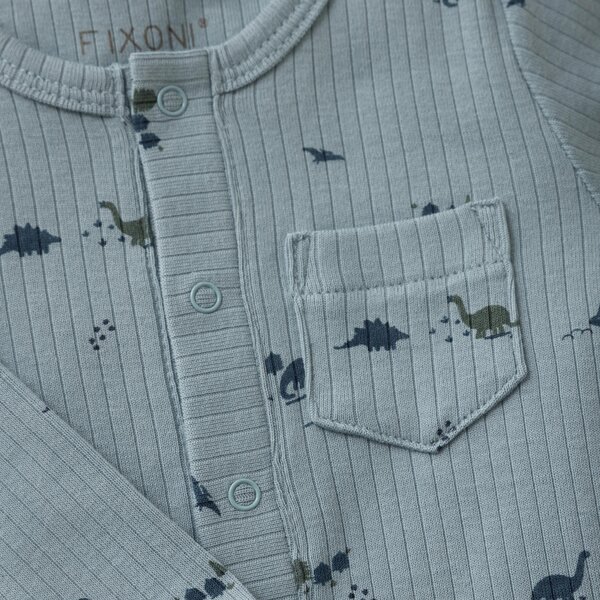 Fixoni Romper LS Rib - Fixoni