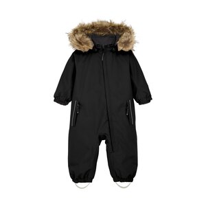 Color Kids Baby Coverall W. Fake Fur - Color Kids