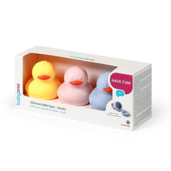 BabyOno игрушка для ванны Ducks 3pcs - BabyOno