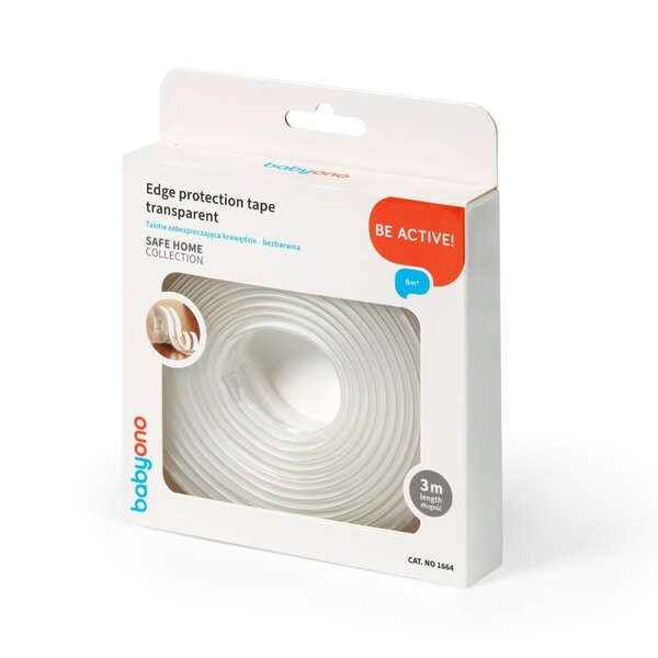 BabyOno edge protection tape, Transparent 3m - BabyOno