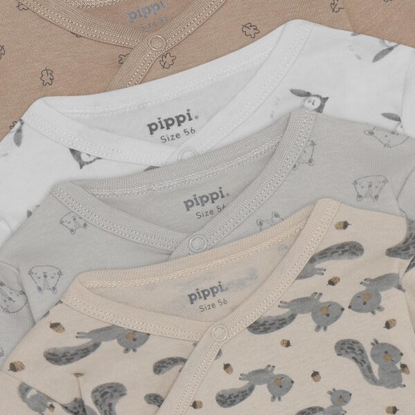Pippi боди (4-pack) - Pippi
