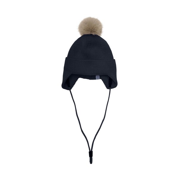 Color Kids Baby Hat W. Wool & Fur - Color Kids