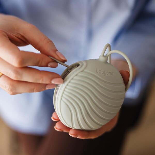 BabyOno silicone soother case Pink - BabyOno