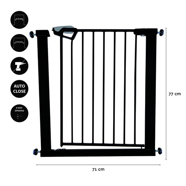 Tinynord safety gate GIA 75-82x4x77 cm - Tinynord
