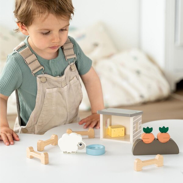 Done by Deer деревянная игрушка Tiny farm play set Sheepy - Done by Deer