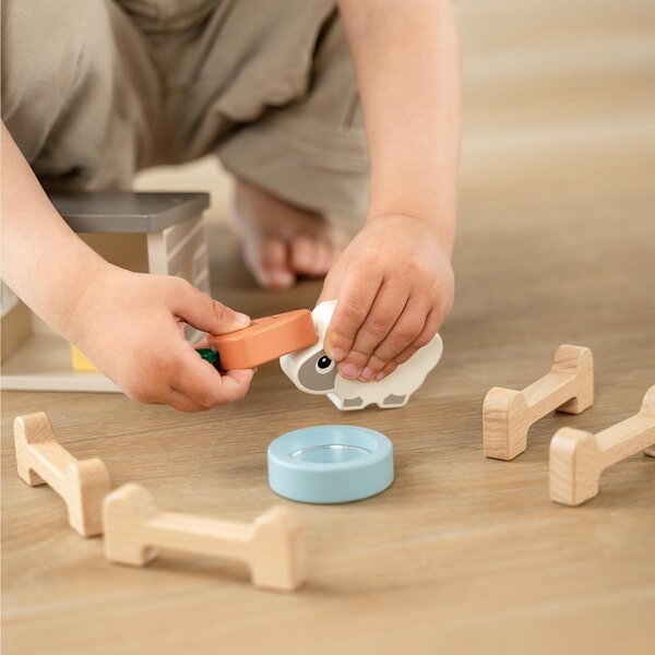 Done by Deer деревянная игрушка Tiny farm play set Sheepy - Done by Deer