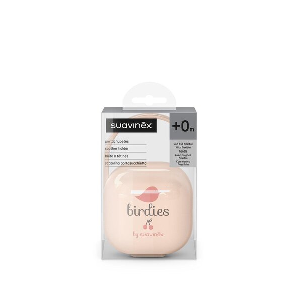 Suavinex чехол для соски Birdies Pink - Suavinex